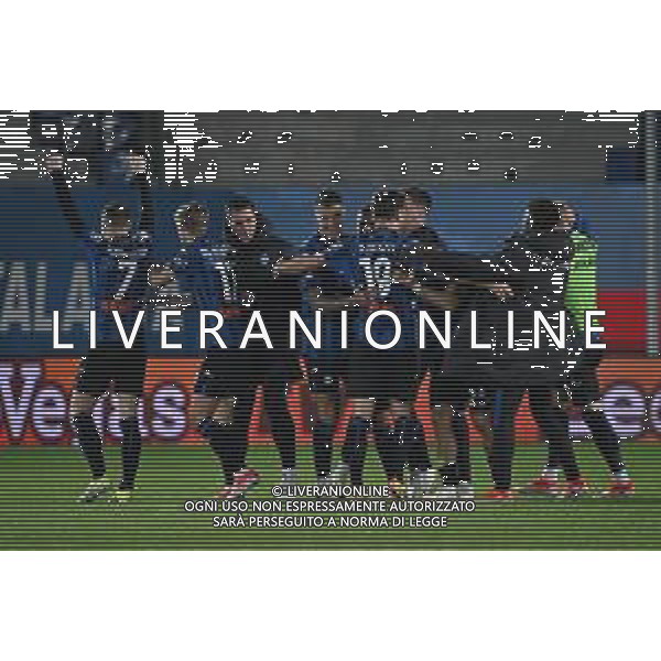 TVRG Atalanta vs Fiorentina nella foto esultanza finale Atalanta Bergamo 24-04-2024 Gewiss Stadium Coppa Italia Frecciarossa - semifinale gara di ritorno foto Roberto Garavaglia/Agenzia Aldo Liverani sas/ AGENZIA ALDO LIVERANI SAS