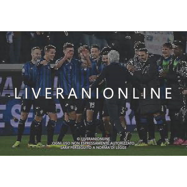 TVRG Atalanta vs Fiorentina nella foto esultanza finale Atalanta con Gian Piero Gasperini allenatore Atalanta Bergamo 24-04-2024 Gewiss Stadium Coppa Italia Frecciarossa - semifinale gara di ritorno foto Roberto Garavaglia/Agenzia Aldo Liverani sas/ AGENZIA ALDO LIVERANI SAS