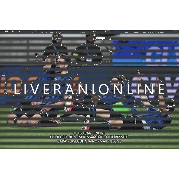 TVRG Atalanta vs Fiorentina nella foto esultanza finale Atalanta Bergamo 24-04-2024 Gewiss Stadium Coppa Italia Frecciarossa - semifinale gara di ritorno foto Roberto Garavaglia/Agenzia Aldo Liverani sas/ AGENZIA ALDO LIVERANI SAS