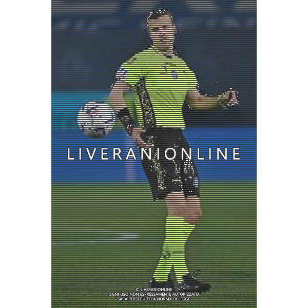 TVRG Atalanta vs Fiorentina nella foto l\'arbitro Federico La Penna di Roma Bergamo 24-04-2024 Gewiss Stadium Coppa Italia Frecciarossa - semifinale gara di ritorno foto Roberto Garavaglia/Agenzia Aldo Liverani sas/ AGENZIA ALDO LIVERANI SAS