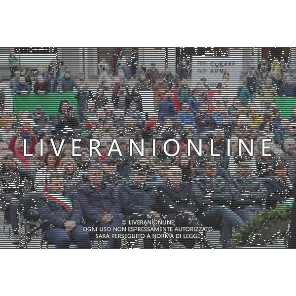 IMOLA 25 04 2024 25 APRILE ANNIVERSARIO DELLA LIBERAZIONE D\'ITALIA NELLA FOTO SINDACO MARCO PANIERI SENATORE DANIELE MANCA CON LE FORZE DELL\'ORDINE ©SANNA / AGENZIA ALDO LIVERANI SAS