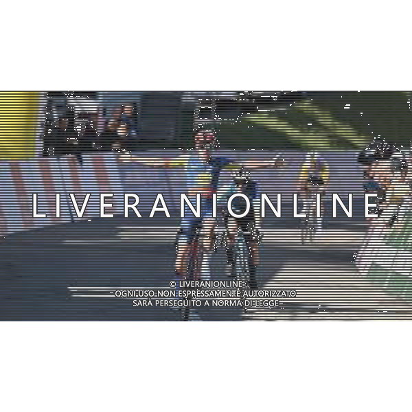 25-04-2024 Tour De Romandie; Tappa 02 Fribourg - Les Marecottes; 2024, Lidl - Trek; 2024, Decathlon - Ag2r La Mondiale; Nys, Thibau; Vendrame, Andrea; Les Marecottes; ©SIROTTI / AGENZIA ALDO LIVERANI SAS