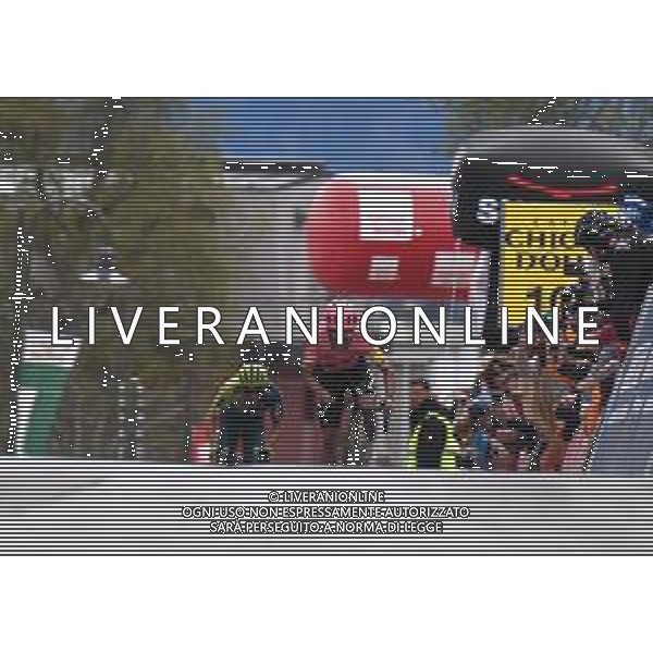 27-04-2024 Tour De Romandie; Tappa 04 Saillon - Leysin; 2024, Ef Education - Easypost; 2024, Bora - Hansgrohe; Carapaz Antonio, Richard Antonio; Lipowitz, Florian; Leysin; ©SIROTTI / AGENZIA ALDO LIVERANI SAS