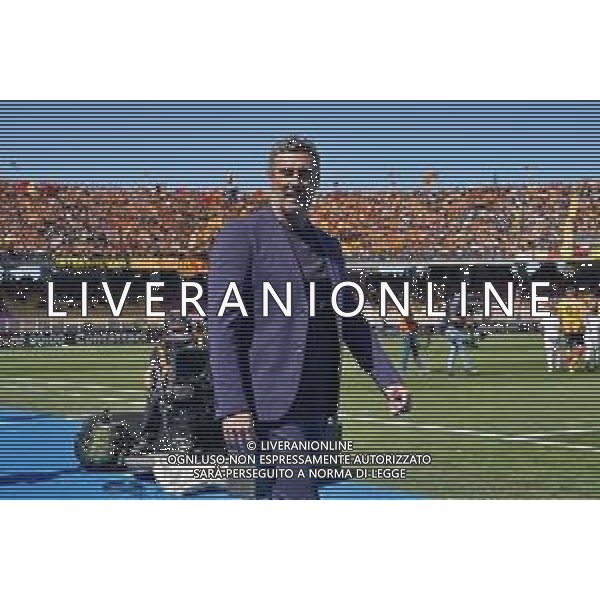 TVEM coach Luca Gotti of US Lecce during the Italian soccer Serie A match US Lecce vs Monza on April 27, 2024 at Via del Mare Stadium in Lecce, Italy. Photo Emmanuele Mastrodonato/agenzia Liverani/ AGENZIA ALDO LIVERANI SAS
