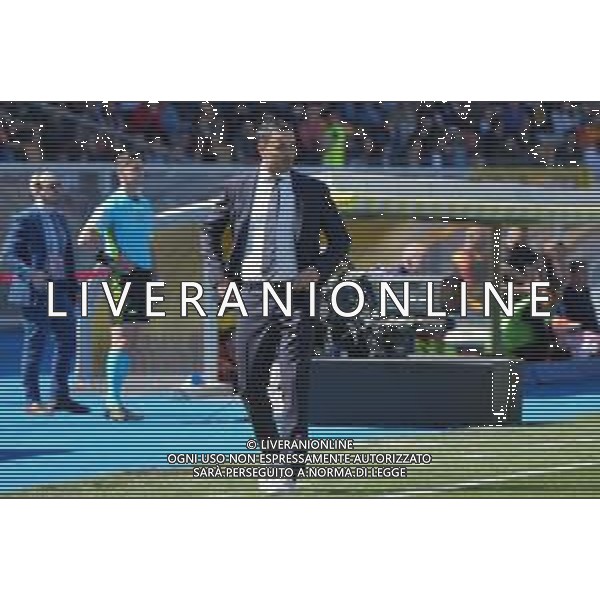 TVEM coach Raffaele Palladino of AC Monza during the Italian soccer Serie A match US Lecce vs Monza on April 27, 2024 at Via del Mare Stadium in Lecce, Italy. Photo Emmanuele Mastrodonato/agenzia Liverani/ AGENZIA ALDO LIVERANI SAS