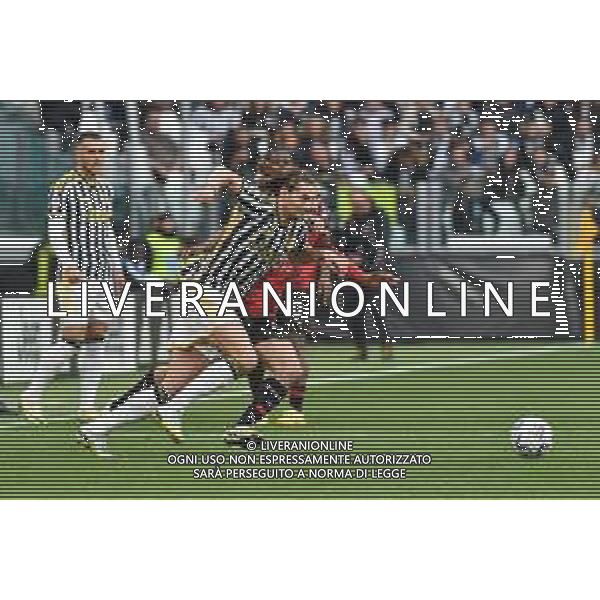 Torino 27.04.2024 Allianz Stadium @Alessandro Falzone/Ag. Aldo Liverani sas Juventus vs Milan Campionato Calcio Serie A TIM 2023/2024 34a giornata Nella foto: ADRIEN RABIOT- YACINE ADLI ©Falzone / AGENZIA ALDO LIVERANI SAS