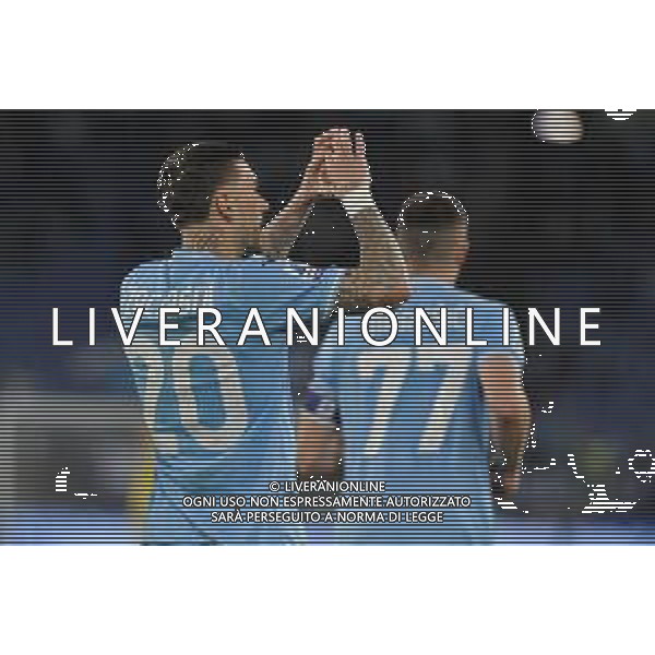 Lazio vs Hellas Verona - Campionato Serie A TIM - 34 giornata - Stadio Olimpico - Roma 27-04-2024 nella foto Esultanza Zaccagni ©Federico Gaetano / AGENZIA ALDO LIVERANI SAS