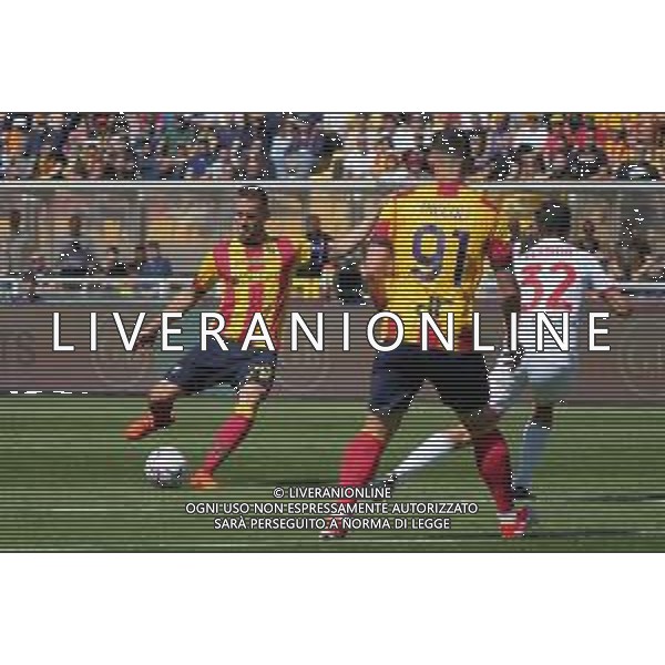 TVEM Alexis Blin of US Lecce during the Italian soccer Serie A match US Lecce vs Monza on April 27, 2024 at Via del Mare Stadium in Lecce, Italy. Photo Emmanuele Mastrodonato/agenzia Liverani