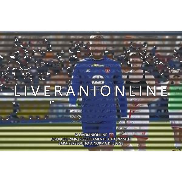 TVEM Michele Di Gregorio of AC Monza during the Italian soccer Serie A match US Lecce vs Monza on April 27, 2024 at Via del Mare Stadium in Lecce, Italy. Photo Emmanuele Mastrodonato/agenzia Liverani