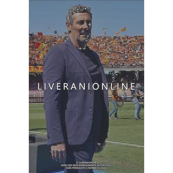 TVEM coach Luca Gotti of US Lecce during the Italian soccer Serie A match US Lecce vs Monza on April 27, 2024 at Via del Mare Stadium in Lecce, Italy. Photo Emmanuele Mastrodonato/agenzia Liverani