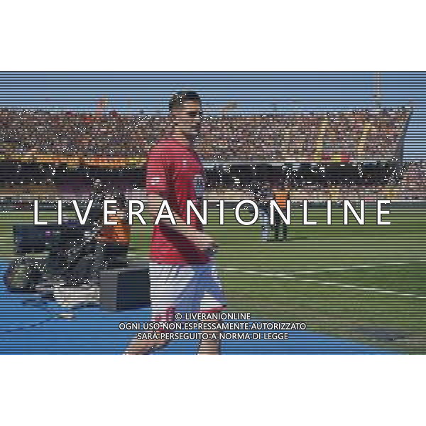 TVEM Roberto Gagliardini of AC Monza during the Italian soccer Serie A match US Lecce vs Monza on April 27, 2024 at Via del Mare Stadium in Lecce, Italy. Photo Emmanuele Mastrodonato/agenzia Liverani