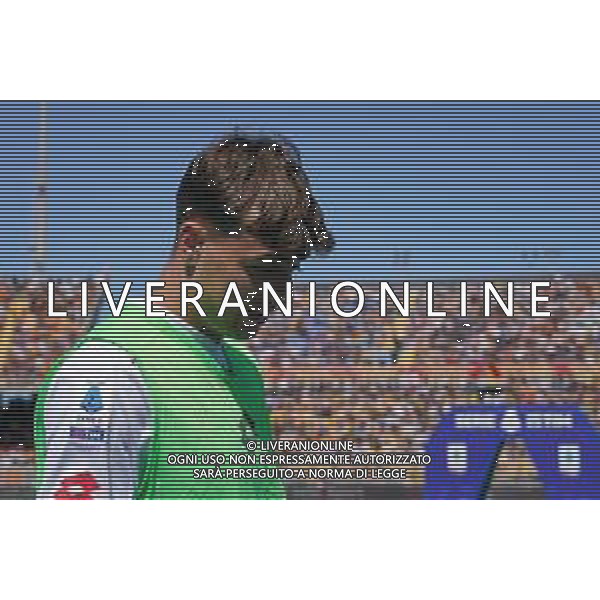 TVEM Daniel Maldini of AC Monza during the Italian soccer Serie A match US Lecce vs Monza on April 27, 2024 at Via del Mare Stadium in Lecce, Italy. Photo Emmanuele Mastrodonato/agenzia Liverani