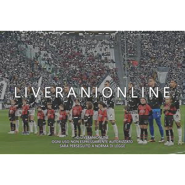 Torino 27.04.2024 Allianz Stadium @Alessandro Falzone/Ag. Aldo Liverani sas Juventus vs Milan Campionato Calcio Serie A TIM 2023/2024 34a giornata Nella foto: Schieramento formazione Juventus prepartita ©Falzone / AGENZIA ALDO LIVERANI SAS
