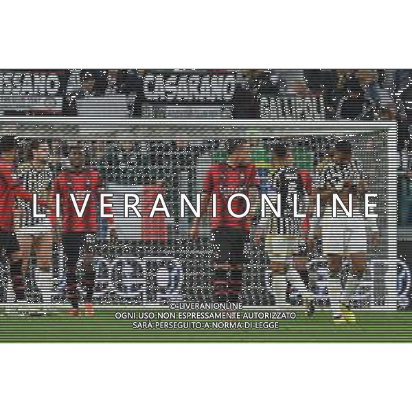 Torino 27.04.2024 Allianz Stadium @Alessandro Falzone/Ag. Aldo Liverani sas Juventus vs Milan Campionato Calcio Serie A TIM 2023/2024 34a giornata Nella foto: Delusione calciatori Juventus ©Falzone / AGENZIA ALDO LIVERANI SAS