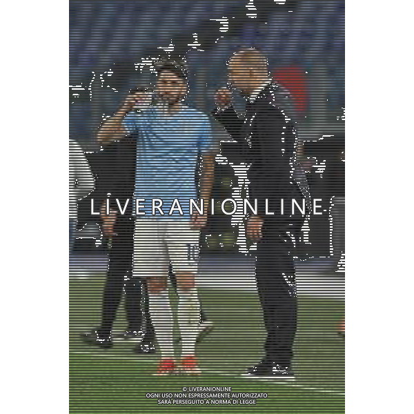 Lazio vs Hellas Verona - Campionato Serie A TIM - 34 giornata - Stadio Olimpico - Roma 27-04-2024 nella foto Luis Alberto e Tudor ©Federico Gaetano / AGENZIA ALDO LIVERANI SAS