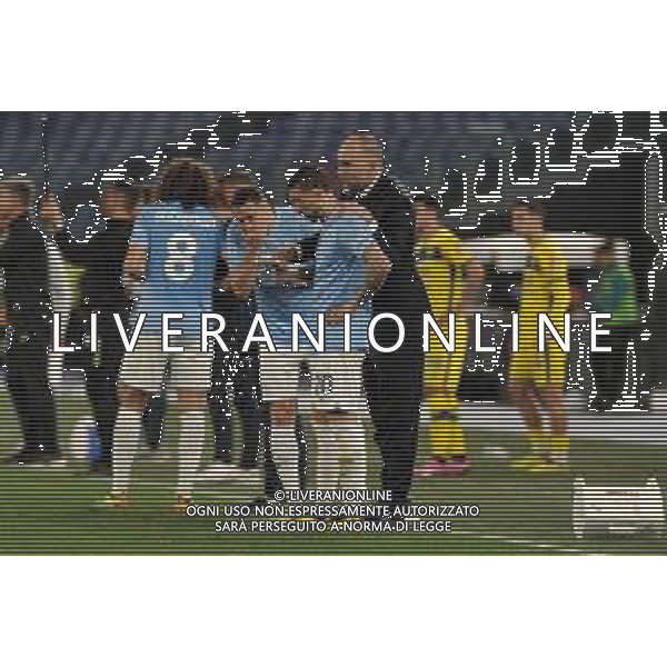Lazio vs Hellas Verona - Campionato Serie A TIM - 34 giornata - Stadio Olimpico - Roma 27-04-2024 nella foto igor Tudor e Zaccagni mattia ©Federico Gaetano / AGENZIA ALDO LIVERANI SAS