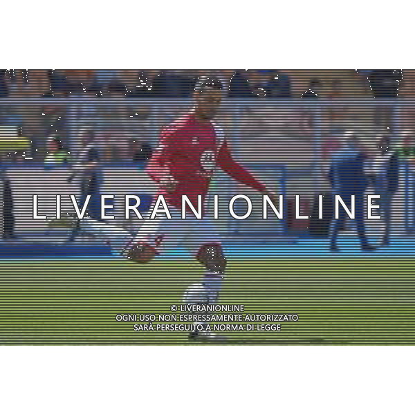 TVEM Armando Izzo of AC Monza during the Italian soccer Serie A match US Lecce vs Monza on April 27, 2024 at Via del Mare Stadium in Lecce, Italy. Photo Emmanuele Mastrodonato/agenzia Liverani / AGENZIA ALDO LIVERANI SAS