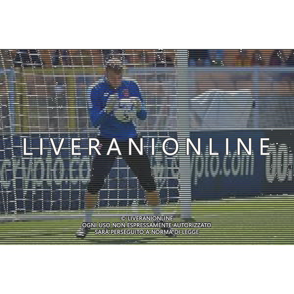 TVEM Michele Di Gregorio of AC Monza during the Italian soccer Serie A match US Lecce vs Monza on April 27, 2024 at Via del Mare Stadium in Lecce, Italy. Photo Emmanuele Mastrodonato/agenzia Liverani / AGENZIA ALDO LIVERANI SAS