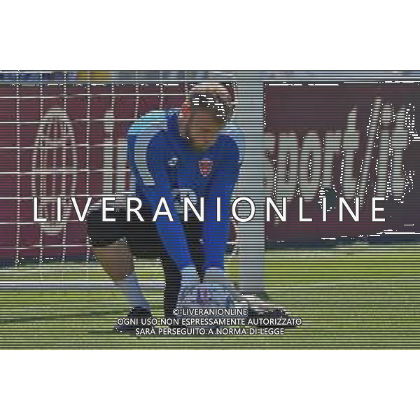 TVEM Michele Di Gregorio of AC Monza during the Italian soccer Serie A match US Lecce vs Monza on April 27, 2024 at Via del Mare Stadium in Lecce, Italy. Photo Emmanuele Mastrodonato/agenzia Liverani / AGENZIA ALDO LIVERANI SAS