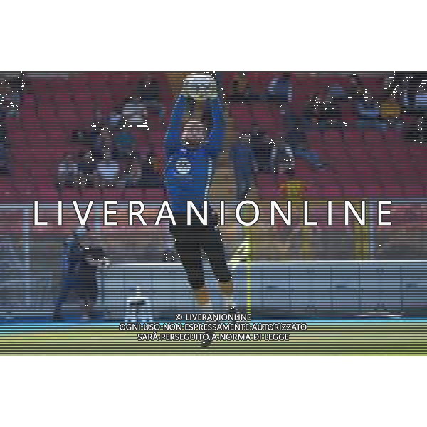 TVEM Michele Di Gregorio of AC Monza during the Italian soccer Serie A match US Lecce vs Monza on April 27, 2024 at Via del Mare Stadium in Lecce, Italy. Photo Emmanuele Mastrodonato/agenzia Liverani / AGENZIA ALDO LIVERANI SAS