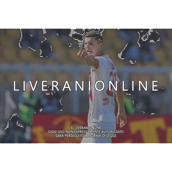 TVEM Valentín Carboni of AC Monza during the Italian soccer Serie A match US Lecce vs Monza on April 27, 2024 at Via del Mare Stadium in Lecce, Italy. Photo Emmanuele Mastrodonato/agenzia Liverani / AGENZIA ALDO LIVERANI SAS