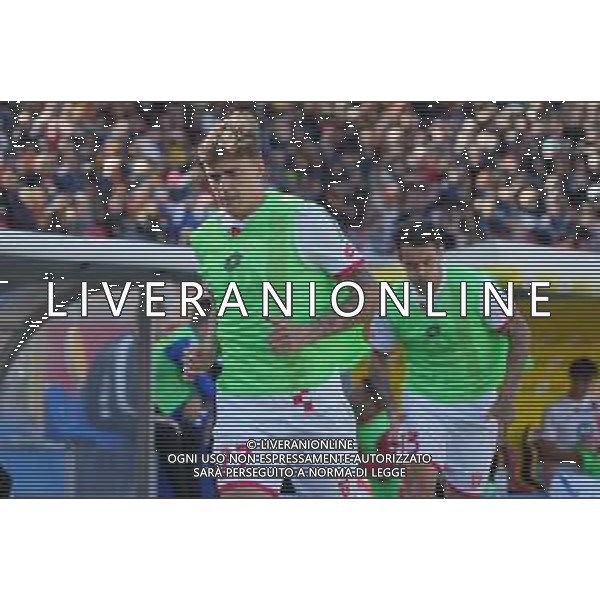 TVEM Daniel Maldini of AC Monza during the Italian soccer Serie A match US Lecce vs Monza on April 27, 2024 at Via del Mare Stadium in Lecce, Italy. Photo Emmanuele Mastrodonato/agenzia Liverani / AGENZIA ALDO LIVERANI SAS