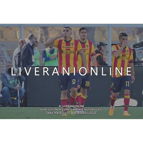 TVEM Nikola Krstovic of US Lecce celebrates after scoring a goal during the Italian soccer Serie A match US Lecce vs Monza on April 27, 2024 at Via del Mare Stadium in Lecce, Italy. Photo Emmanuele Mastrodonato/agenzia Liverani / AGENZIA ALDO LIVERANI SAS