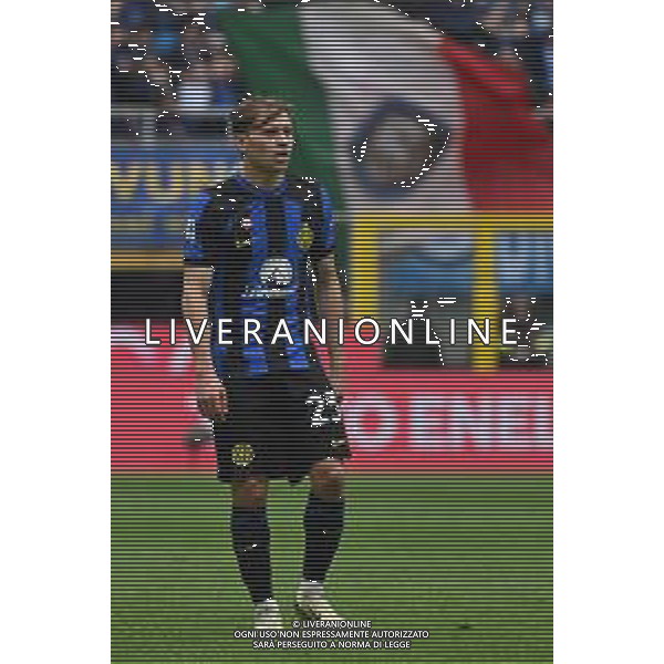 Inter vs Torino nella foto Nicolò Barella (Inter) Milano 28-04-2024 Stadio Giuseppe Meazza - San Siro Campionato Serie A TIM - 34a giornata foto Tiziano Ballabio/Agenzia Aldo Liverani sas / AGENZIA ALDO LIVERANI SAS / AGENZIA ALDO LIVERANI SAS