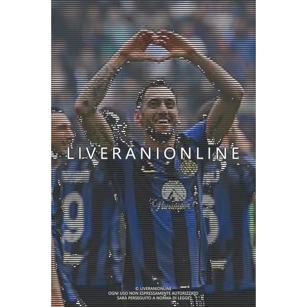 Inter vs Torino nella foto Hakan Çalhanoglu (Inter) esulta dopo il gol del 2 a 0 Milano 28-04-2024 Stadio Giuseppe Meazza - San Siro Campionato Serie A TIM - 34a giornata foto Tiziano Ballabio/Agenzia Aldo Liverani sas / AGENZIA ALDO LIVERANI SAS / AGENZIA ALDO LIVERANI SAS