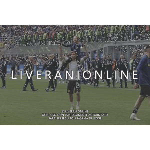 Nicolo\' Barella - FESTEGGIAMENTI INTER A FINE GARA PER LA VITTORIA DEL 20mo SCUDETTO, STADIO MEAZZA SAN SIRO MILANO -INTER vs TORINO 34a Giornata Campionato calcio Serie A Tim 28.04.2024 ©PAOLO GIAMPIETRI / AGENZIA ALDO LIVERANI SAS