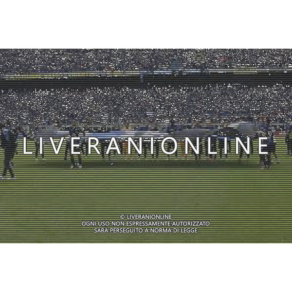FESTEGGIAMENTI INTER A FINE GARA PER LA VITTORIA DEL 20mo SCUDETTO, STADIO MEAZZA SAN SIRO MILANO -INTER vs TORINO 34a Giornata Campionato calcio Serie A Tim 28.04.2024 ©PAOLO GIAMPIETRI / AGENZIA ALDO LIVERANI SAS