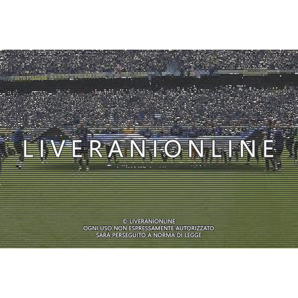 FESTEGGIAMENTI INTER A FINE GARA PER LA VITTORIA DEL 20mo SCUDETTO, STADIO MEAZZA SAN SIRO MILANO -INTER vs TORINO 34a Giornata Campionato calcio Serie A Tim 28.04.2024 ©PAOLO GIAMPIETRI / AGENZIA ALDO LIVERANI SAS