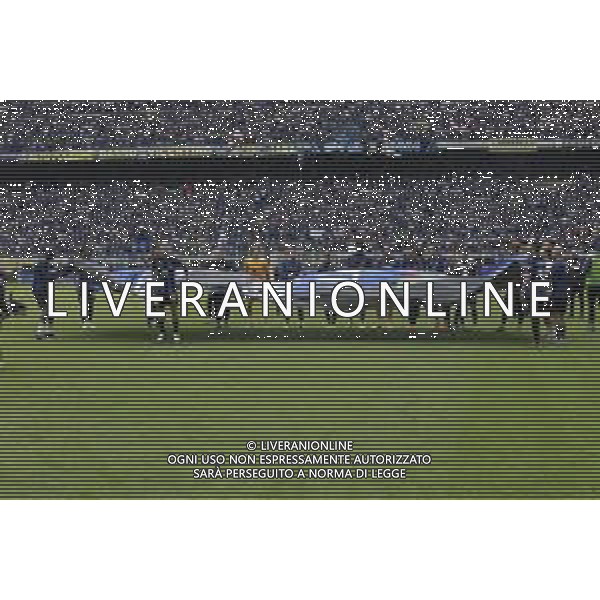 FESTEGGIAMENTI INTER A FINE GARA PER LA VITTORIA DEL 20mo SCUDETTO, STADIO MEAZZA SAN SIRO MILANO -INTER vs TORINO 34a Giornata Campionato calcio Serie A Tim 28.04.2024 ©PAOLO GIAMPIETRI / AGENZIA ALDO LIVERANI SAS