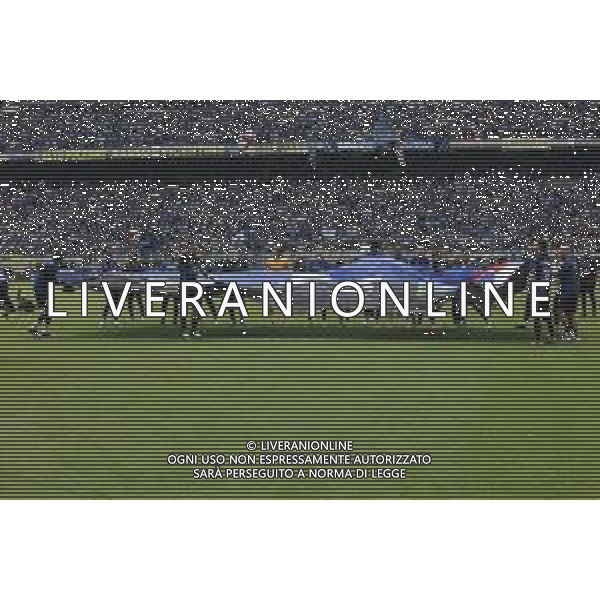 FESTEGGIAMENTI INTER A FINE GARA PER LA VITTORIA DEL 20mo SCUDETTO, STADIO MEAZZA SAN SIRO MILANO -INTER vs TORINO 34a Giornata Campionato calcio Serie A Tim 28.04.2024 ©PAOLO GIAMPIETRI / AGENZIA ALDO LIVERANI SAS