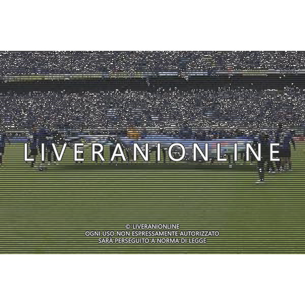 FESTEGGIAMENTI INTER A FINE GARA PER LA VITTORIA DEL 20mo SCUDETTO, STADIO MEAZZA SAN SIRO MILANO -INTER vs TORINO 34a Giornata Campionato calcio Serie A Tim 28.04.2024 ©PAOLO GIAMPIETRI / AGENZIA ALDO LIVERANI SAS