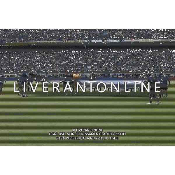 FESTEGGIAMENTI INTER A FINE GARA PER LA VITTORIA DEL 20mo SCUDETTO, STADIO MEAZZA SAN SIRO MILANO -INTER vs TORINO 34a Giornata Campionato calcio Serie A Tim 28.04.2024 ©PAOLO GIAMPIETRI / AGENZIA ALDO LIVERANI SAS
