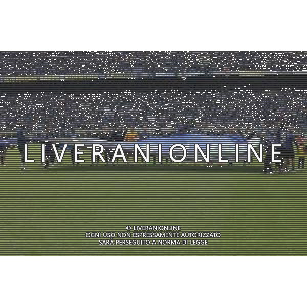 FESTEGGIAMENTI INTER A FINE GARA PER LA VITTORIA DEL 20mo SCUDETTO, STADIO MEAZZA SAN SIRO MILANO -INTER vs TORINO 34a Giornata Campionato calcio Serie A Tim 28.04.2024 ©PAOLO GIAMPIETRI / AGENZIA ALDO LIVERANI SAS