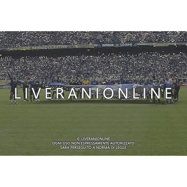 FESTEGGIAMENTI INTER A FINE GARA PER LA VITTORIA DEL 20mo SCUDETTO, STADIO MEAZZA SAN SIRO MILANO -INTER vs TORINO 34a Giornata Campionato calcio Serie A Tim 28.04.2024 ©PAOLO GIAMPIETRI / AGENZIA ALDO LIVERANI SAS