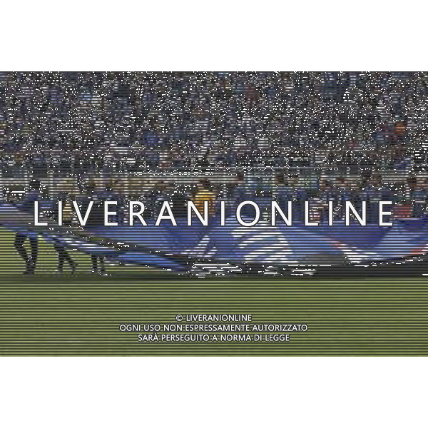 FESTEGGIAMENTI INTER A FINE GARA PER LA VITTORIA DEL 20mo SCUDETTO, STADIO MEAZZA SAN SIRO MILANO -INTER vs TORINO 34a Giornata Campionato calcio Serie A Tim 28.04.2024 ©PAOLO GIAMPIETRI / AGENZIA ALDO LIVERANI SAS