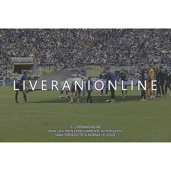 FESTEGGIAMENTI INTER A FINE GARA PER LA VITTORIA DEL 20mo SCUDETTO, STADIO MEAZZA SAN SIRO MILANO -INTER vs TORINO 34a Giornata Campionato calcio Serie A Tim 28.04.2024 ©PAOLO GIAMPIETRI / AGENZIA ALDO LIVERANI SAS