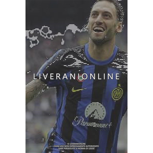 Esultanza dopo il gol di Hakan Calhanoglu -INTER vs TORINO 34a Giornata Campionato calcio Serie A Tim 28.04.2024 ©PAOLO GIAMPIETRI / AGENZIA ALDO LIVERANI SAS
