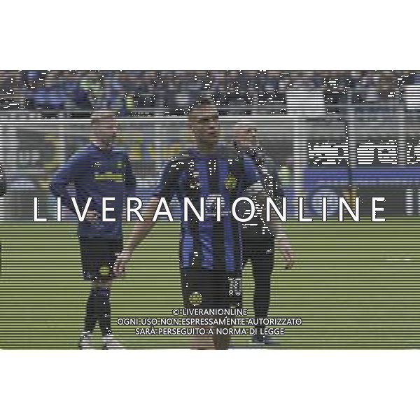 Lautaro Martinez - FESTEGGIAMENTI INTER A FINE GARA PER LA VITTORIA DEL 20mo SCUDETTO, STADIO MEAZZA SAN SIRO MILANO -INTER vs TORINO 34a Giornata Campionato calcio Serie A Tim 28.04.2024 ©PAOLO GIAMPIETRI / AGENZIA ALDO LIVERANI SAS