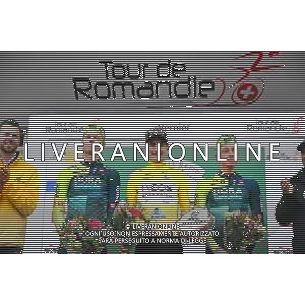 28-04-2024 Tour De Romandie; Tappa 05 Vernier - Vernier; 2024, Ineos Grenadiers; 2024, Bora - Hansgrohe; Rodriguez Cano, Carlos; Vlasov, Aleksandr; Lipowitz, Florian; Vernier; ©SIROTTI/AGENZIA ALDO LIVERANI SAS