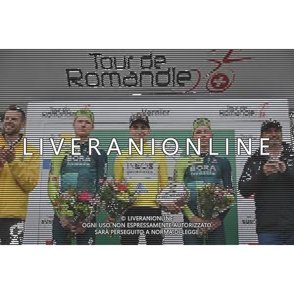 28-04-2024 Tour De Romandie; Tappa 05 Vernier - Vernier; 2024, Ineos Grenadiers; 2024, Bora - Hansgrohe; Rodriguez Cano, Carlos; Vlasov, Aleksandr; Lipowitz, Florian; Vernier; ©SIROTTI/AGENZIA ALDO LIVERANI SAS
