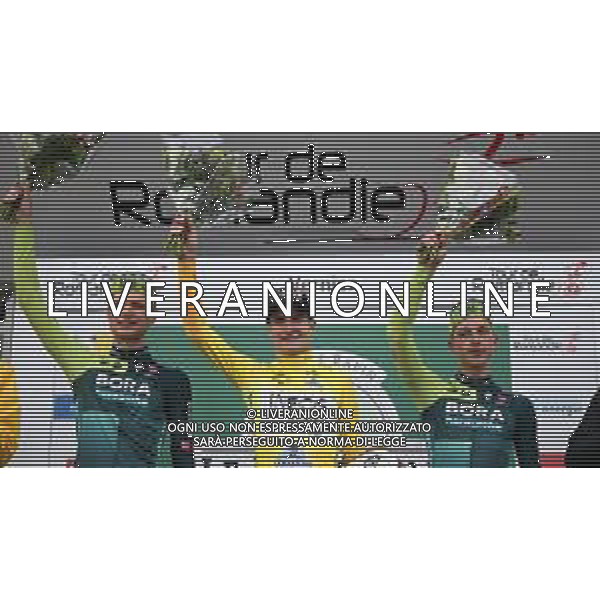 28-04-2024 Tour De Romandie; Tappa 05 Vernier - Vernier; 2024, Ineos Grenadiers; 2024, Bora - Hansgrohe; Rodriguez Cano, Carlos; Vlasov, Aleksandr; Lipowitz, Florian; Vernier; ©SIROTTI/AGENZIA ALDO LIVERANI SAS