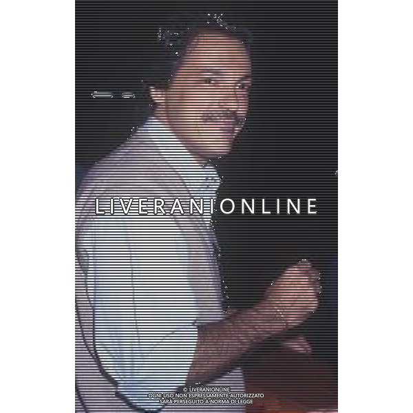 DIAP-RETROSPETTIVA TOQUINHO PSEUDONIMO ANTONIO PECCI FILHO CANTANTE-CHITARRISTA E CANTAUTORE BRASILIANO NELLA FOTO TOQUINHO NELL\'ANNO 1990 A SANREMO AG ALDO LIVERANI SAS 
