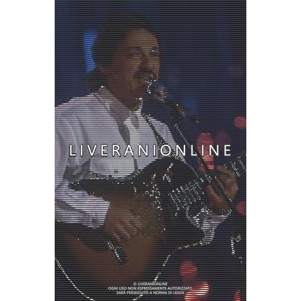 DIAP-RETROSPETTIVA TOQUINHO PSEUDONIMO ANTONIO PECCI FILHO CANTANTE-CHITARRISTA E CANTAUTORE BRASILIANO NELLA FOTO TOQUINHO NELL\'ANNO 1990 A SANREMO AG ALDO LIVERANI SAS 