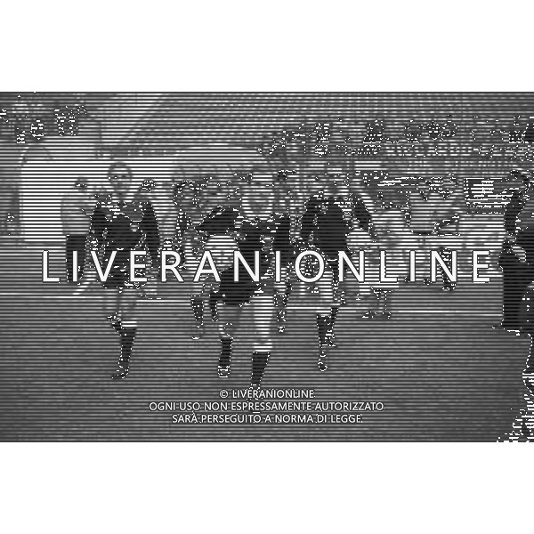 Neg- RETROSPETTIVA ARBITRO CARLO LONGHI NELLA FOTO ARBITRO CARLO LONGHI NELL\'ANNO 1990-1991 (INTER - TORINO COPPA ITALIA 9 Gennaio 1991) AG ALDO LIVERANI SAS