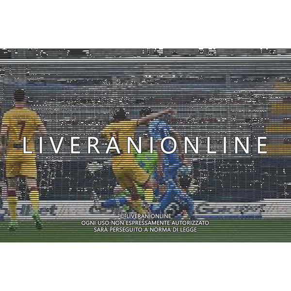 TVRG Como vs Cittadella nella foto Filippo Pittarello (Cittadella) segna il gol dell\'1 a 0 Como 01-05-2024 Stadio Giuseppe Sinigaglia Campionato Serie BKT - 36a giornata foto Roberto Garavaglia/Agenzia Aldo Liverani sas