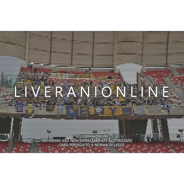 TVEM Supporters of Parma Calcio during the Italian Serie B match SSC Bari vs Parma on May 01, 2024 at the San Nicola stadium in Bari, Italy. Photo by Emmanuele Mastrodonato/agenzia Aldo Liverani sas/ AGENZIA ALDO LIVERANI SAS